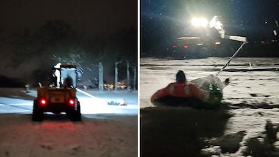 Hier sleeën ze niet normaal maar ‘oerend hard’: ‘Het is net een zelfgebouwde kermisattractie’