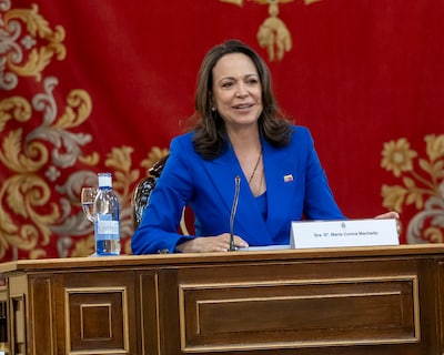 Oppositieleider María Corina Machado aangekomen in Venezuela
