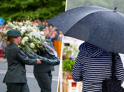 Code geel vanwege heftig weer raakt dodenherdenking: Arnhem en Didam nemen maatregelen