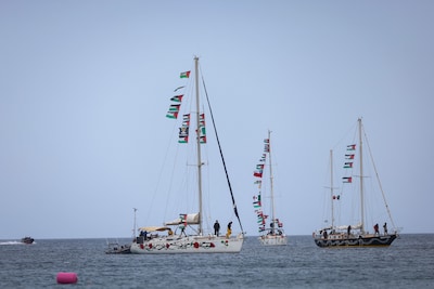 Twee Nederlandse deelnemers Gaza-flotilla keren zondag terug, één met gebroken neus na ingrijpen Israël