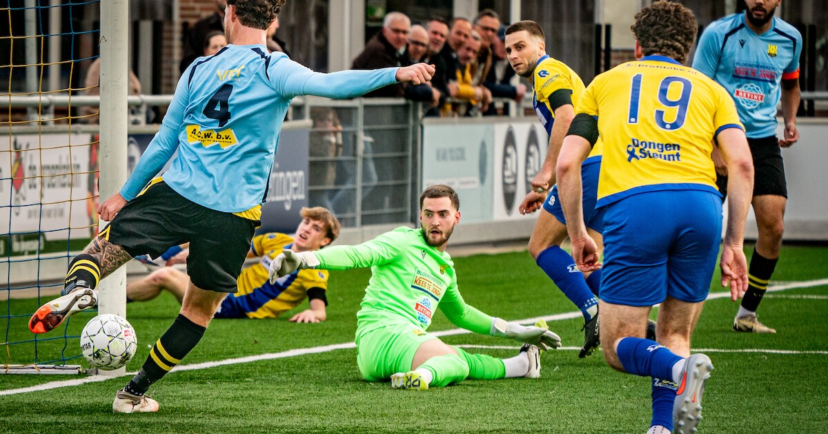 Bekerspektakel bij Dongen - WNC: de 1-0 na 14 tellen, zeven goals en een kopstoot