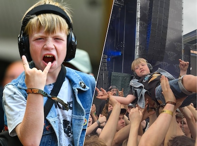 Festival juicht voor jonge metalfan (9) die met wilde capriolen ‘record’ verbreekt: ‘Hij bleef maar gaan’