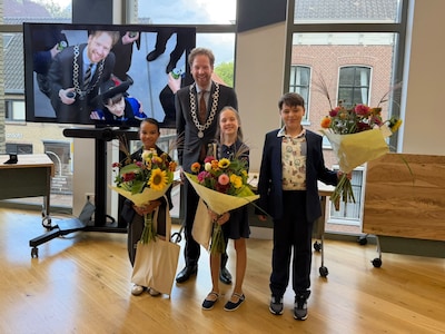 Eva van Guilik is nieuwe kinderburgemeester van Wageningen