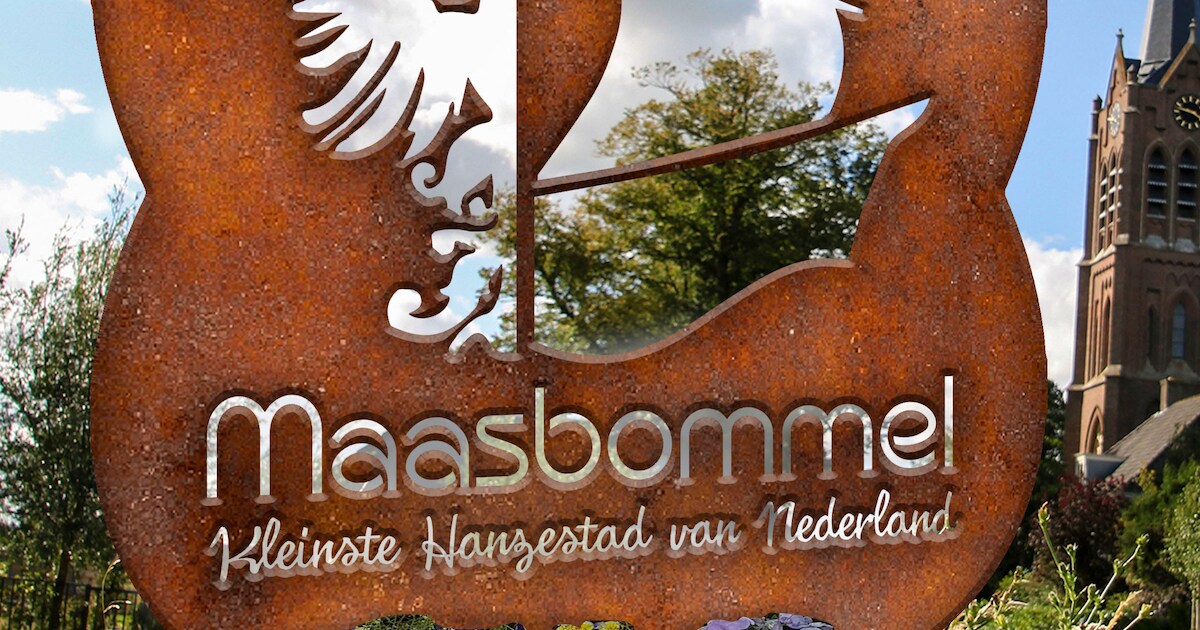 Adelaar met hanzeschip van Hein van Houten wordt de nieuwe entree van Maasbommel
