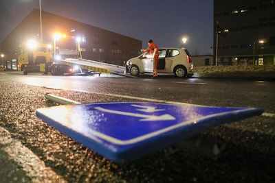 Spekglad in noorden: ‘Er viel ook onderkoelde regen, wat zelfs gestrooide wegen glad maakt’