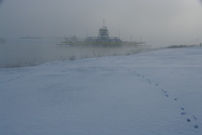 Veerponten blijven varen in barre omstandigheden: ‘Weergoden krijgen ons niet klein’