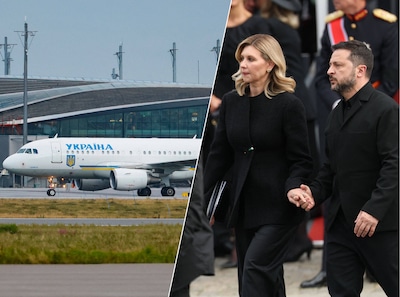 Noorse premier: vliegtuig van Zelensky bijna geraakt door drone na opstijgen