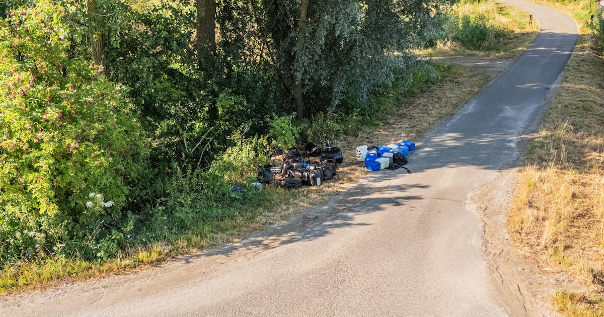 Politie bevestigt: tientallen gedumpte jerrycans zitten vol met drugsafval