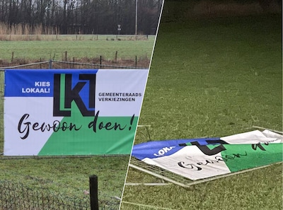Politiek vandalisme in de polder: LOKAAL! doet aangifte