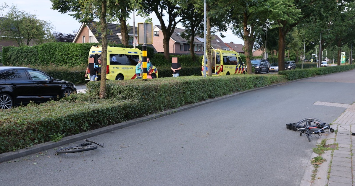 Fietser gewond na botsing op Lunterseweg in Barneveld