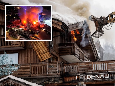 Luxehotel in Frans skioord Courchevel gaat in vlammen op: meer dan 260 mensen geëvacueerd