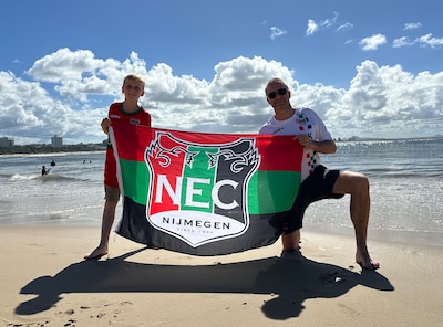 Tomas (51) komt al sinds 1989 bij NEC; nu boort Trump hem en zoontje bekerfinale door de neus: ‘We k