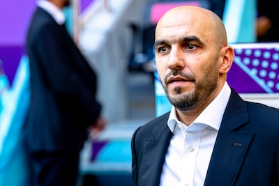 Marokko moet op zoek: succestrainer Walid Regragui stapt vlak voor WK op