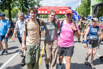 Marsleider kijkt met goed gevoel terug op start Vierdaagse, 12 lopers gediskwalificeerd