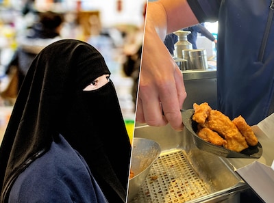 Vrouw met nikab wil kibbeling, maar moet zonder vis de visboer verlaten: ‘Ik bepaal aan wie ik verkoop’