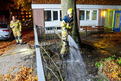 Politie en brandweer rukken uit voor klein brandje bij wijkcentrum in Oss