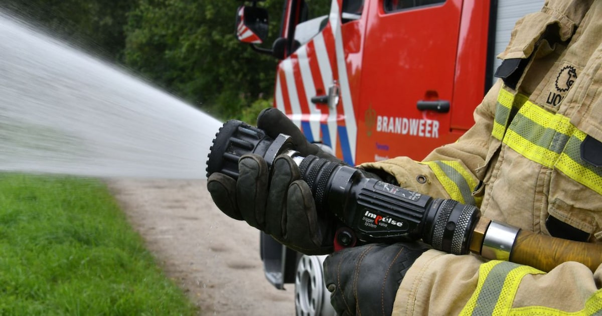 Kleine brand in bosgebied in De Heurne
