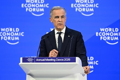 Canadese premier Carney zorgt voor schokgolf in Davos: ‘Als je niet aan tafel zit, sta je op het menu’