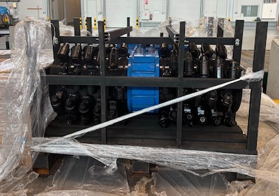 Onderschepte 30 kilo coke zat wel heel goed verborgen in graafmachine uit Panama