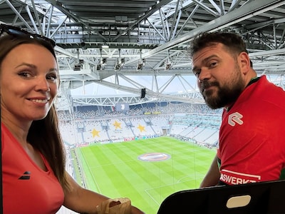 Het is gelukt! NEC-supporter Levi zit in het stadion van Juventus, alleen heet hij vanavond Luigi