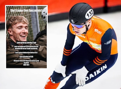‘Vermiste shorttracker Sven Roes mogelijk naar buitenland vertrokken’