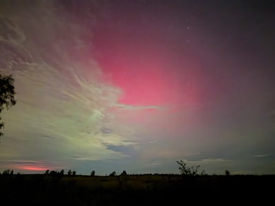 Wauw! Het noorderlicht was afgelopen nacht boven Ede te zien