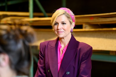 Ook koningin Máxima is niet immuun voor een ladder in haar panty