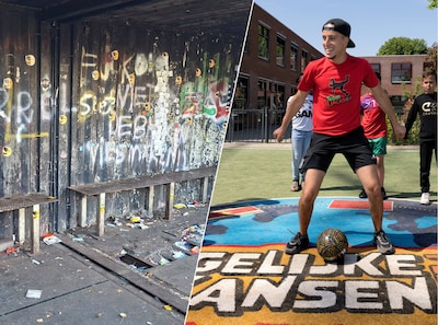 Nu verloederd, over drie weken een hangpareltje: de Skate gaat open met een voetbalfeestje