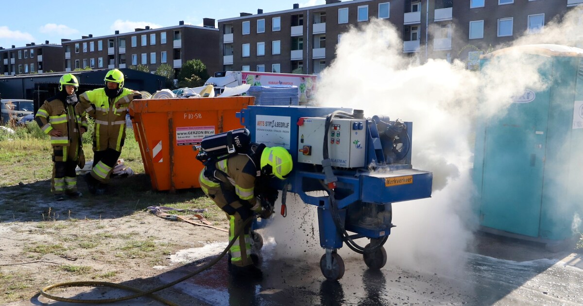 Brand in stofzuiger bij werkzaamheden in parkeergarage Tiel
