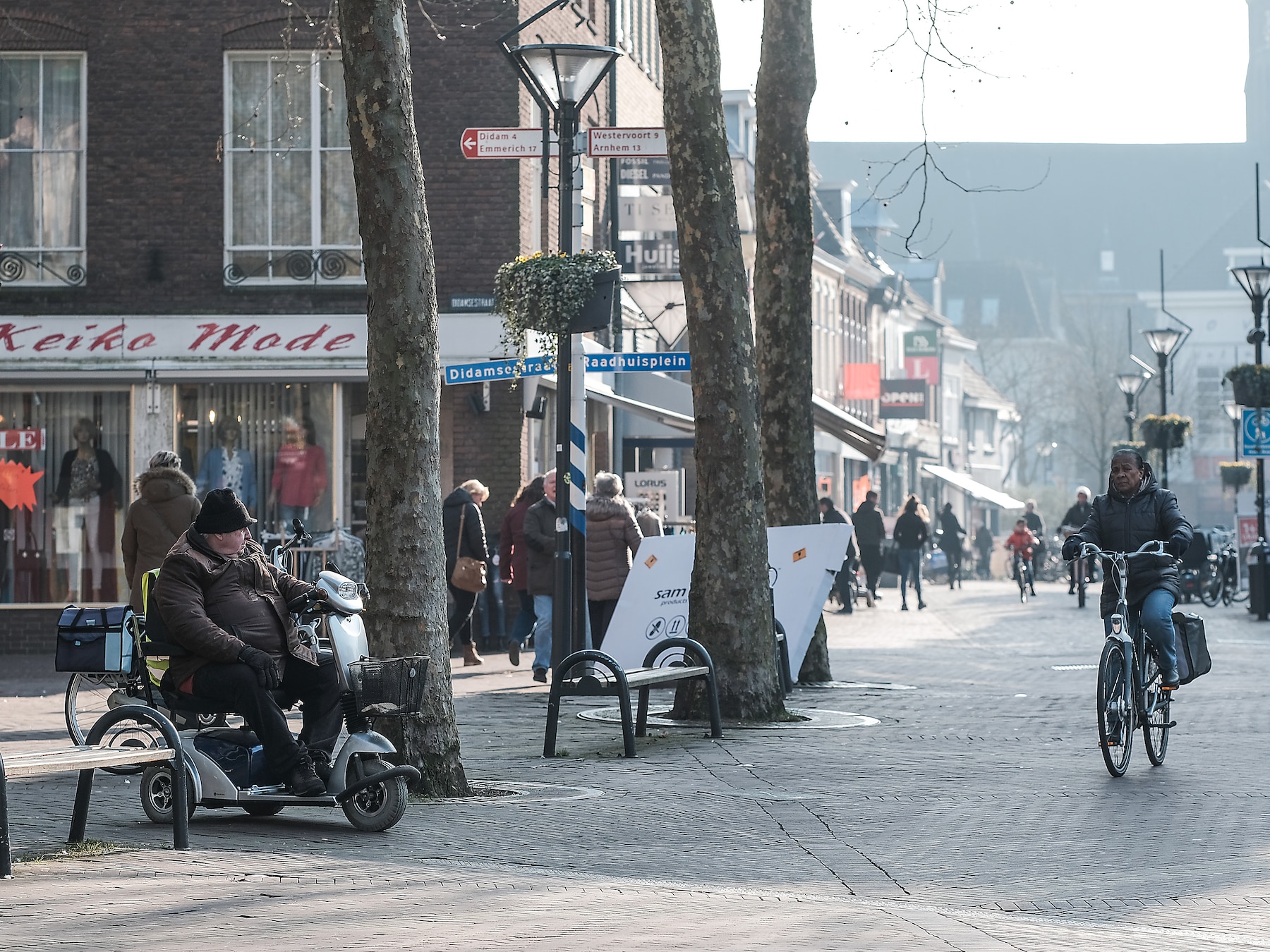 Archieffoto: het centrum van Zevenaar