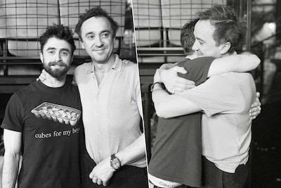 Harry Potter en Draco Malfidus herenigd: Daniel Radcliffe en Tom Felton zoeken elkaar op in New York