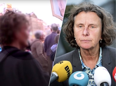 Vrouw tekent Hitlersnor op portret Faber en wordt vervolgd, maar ze krijgt toch nog gelijk