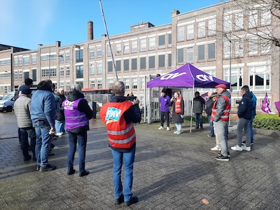 Werknemers Lantor gaan werk weer neerleggen na stukgelopen onderhandelingen
