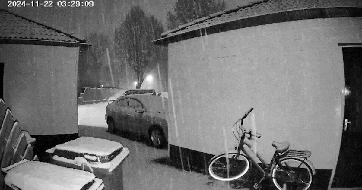 Bizar! Ineens klinken er midden in de sneeuwnacht twee enorm harde knallen: ‘Een heel zeldzaam natuu