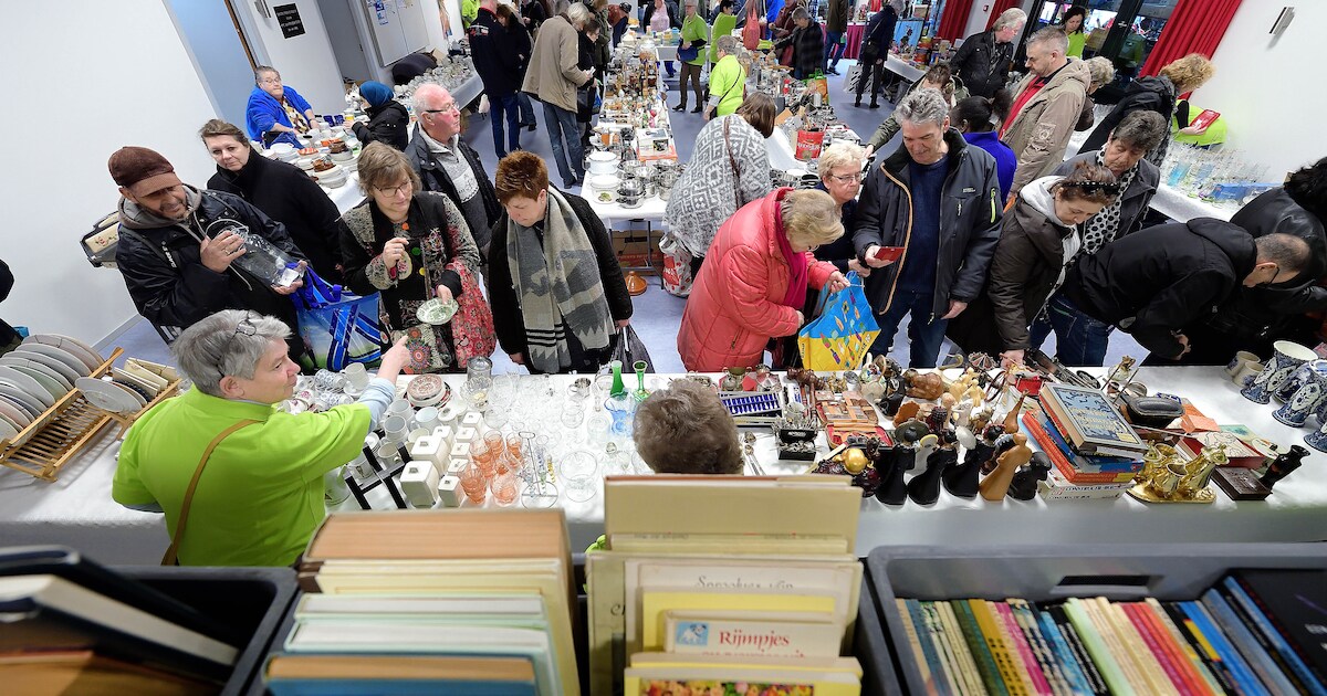 Boeken- en platenmarkt in De Blokhut