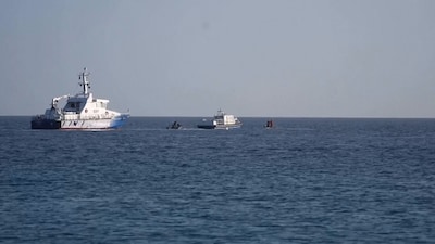 Gestrande bultrug voor Duitse kust eindelijk naar open zee gezwommen