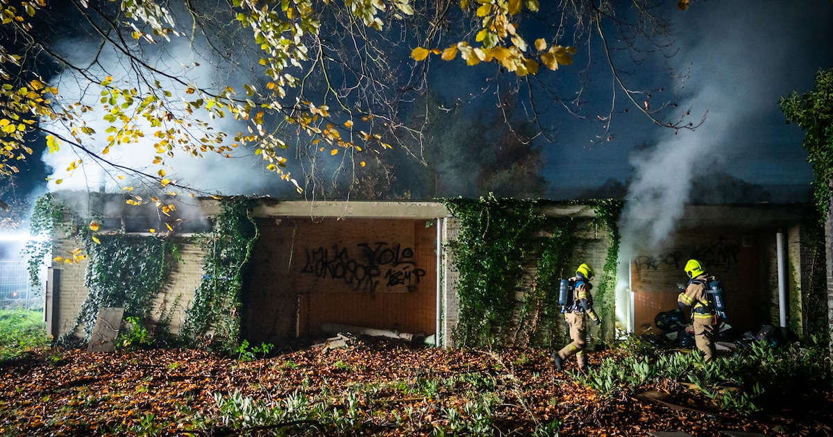 Brand in bijgebouw voormalig woonzorgcentrum Rhederhof in Rheden