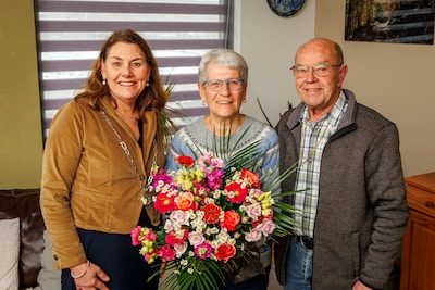 Diamant voor opa en oma Appelpop en Tielse hockeyclub 80 jaar jong