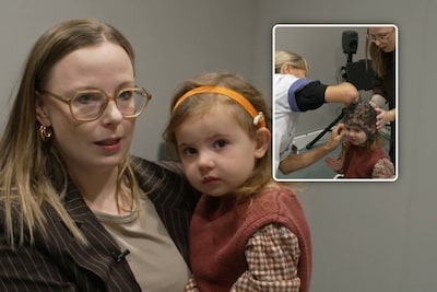 UZ Leuven test bij Lize (3) als eerste ziekenhuis ter wereld hoe jonge kinderen met een implantaat spraak verwerken