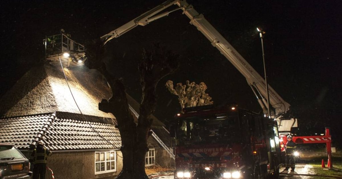 Flinke schade door schoorsteenbrand in Oeffelt