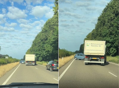 Marco blokkeert tegemoetkomende auto op drukke weg en voorkomt ongeluk