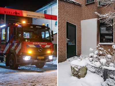Mady (32) ziet oranje gloed in de sneeuw en vreest het ergste: ‘Gaat ons huis gespaard blijven?’