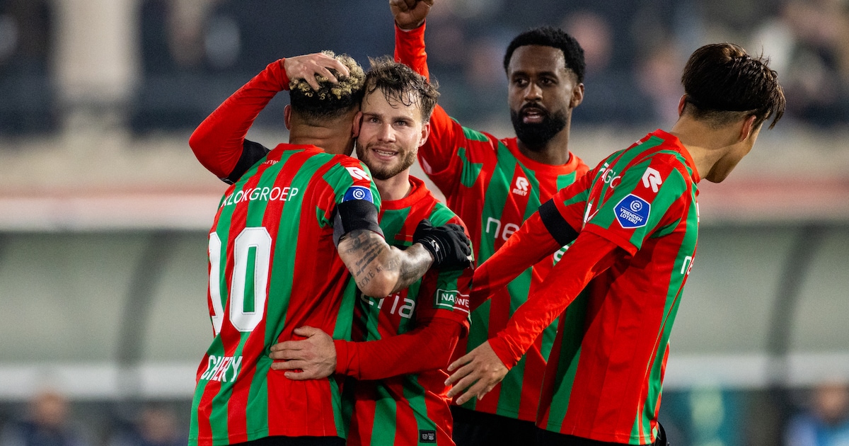 NEC ontsnapt aan puntenverlies tegen PEC Zwolle dankzij een goal van Tjaronn Chery