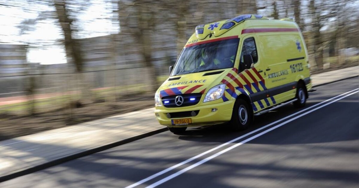 Motorrijder uit Lunteren over de kop