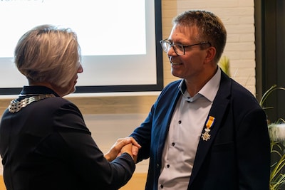 Erelid Jan Willem van SVF in Cothen nu ook koninklijk onderscheiden