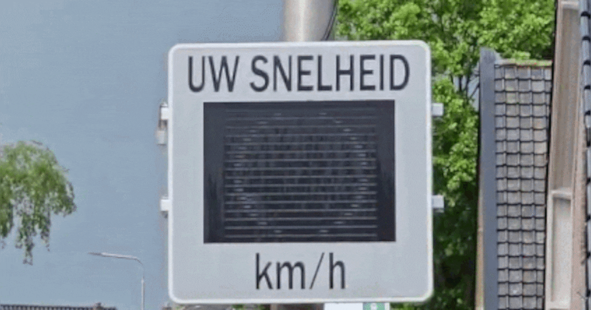 Een smiley geeft aan of je te hard rijdt, maar werken deze verkeersborden ook?