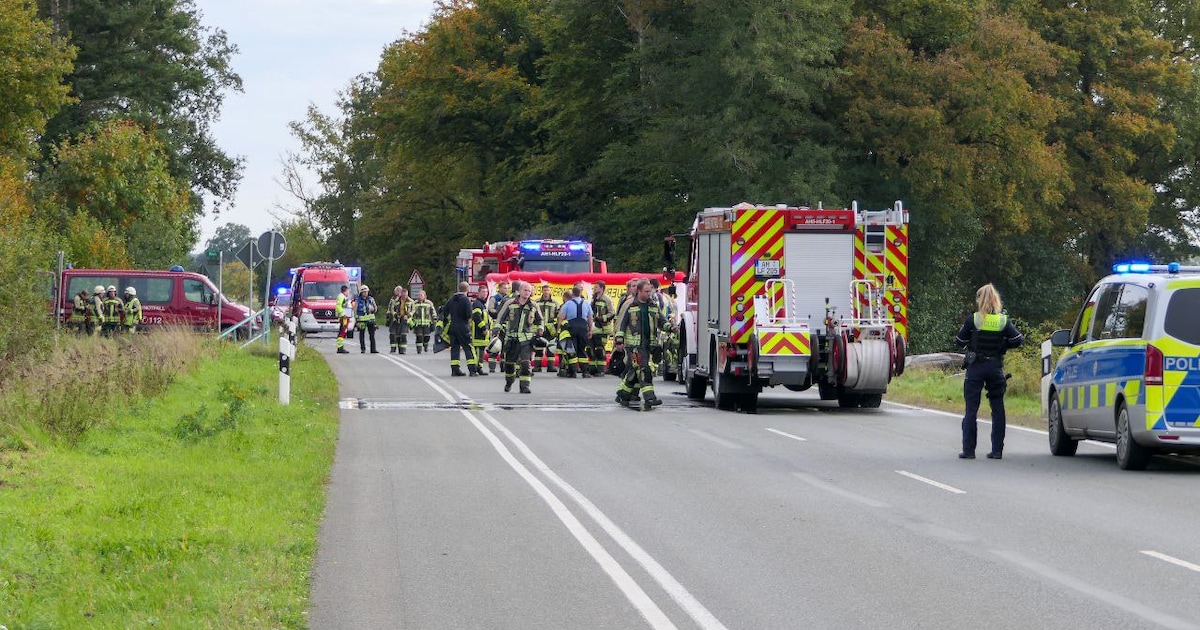 Meerdere gewonden bij ernstig ongeluk vlak over de grens bij Enschede.