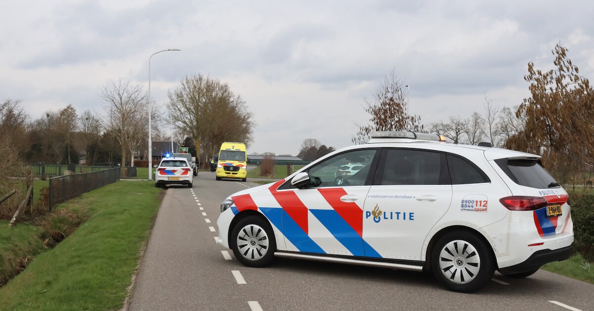 Fietser gewond na botsing op de Hessenweg in Lunteren
