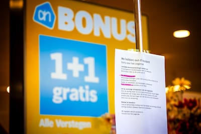 AH waarschuwt voor lege schappen ‘komende dagen’: vooral groente en fruit is snel op