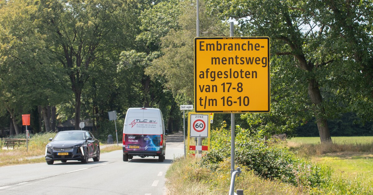 Lage Vuursche wekenlang bijna onbereikbaar: werkzaamheden lopen uit